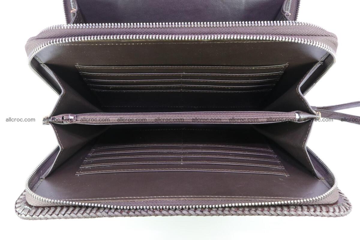 Crocodile clutch for men from genuine hornback crocodile leather 163 Foto 11