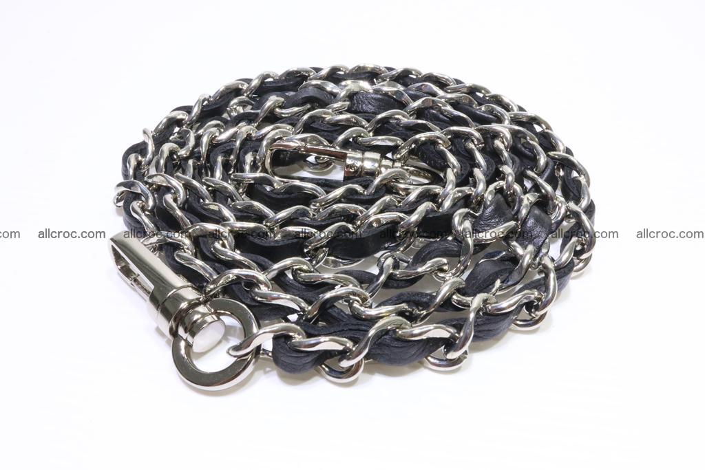 Crocodile skin ladies clutch 408 Foto 8