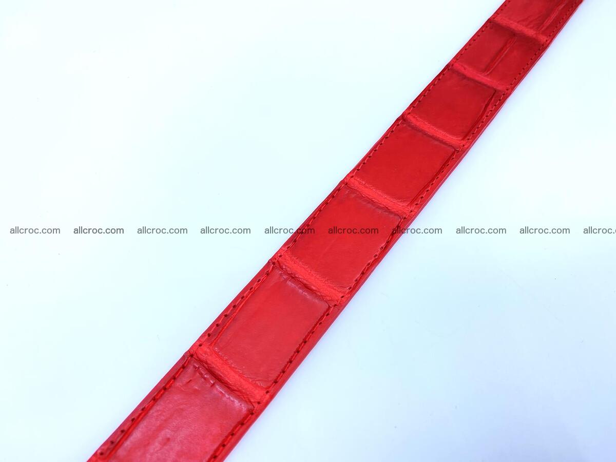 Crocodile leather belt for women 1641 Foto 2