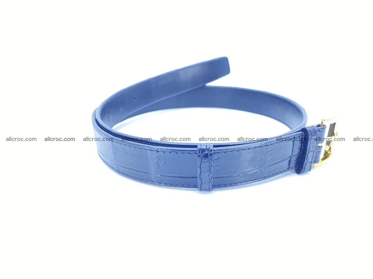 Crocodile leather belt for women 1642 Foto 1