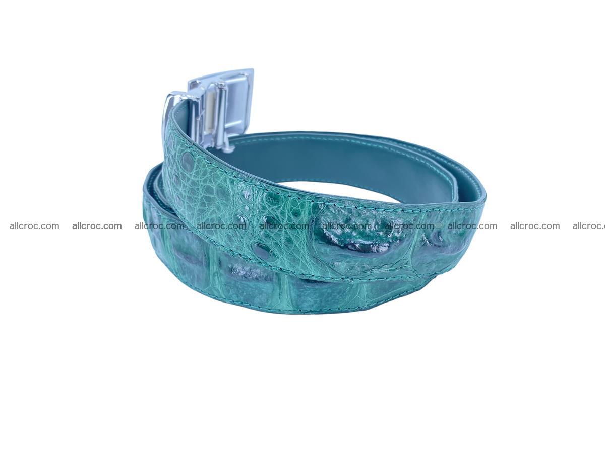 Crocodile leather hornback belt 2245 Foto 1