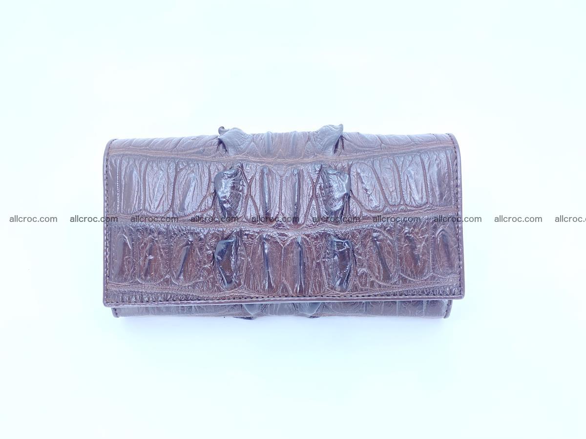 Crocodile leather long wallet 1163 Foto 1