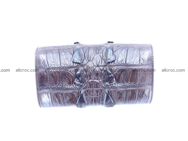 Crocodile leather long wallet 1163