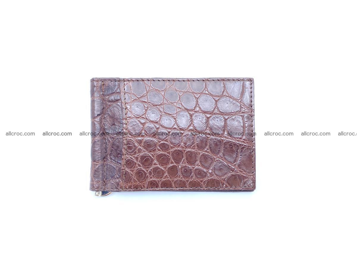 Crocodile leather momey clip 1087 Foto 1