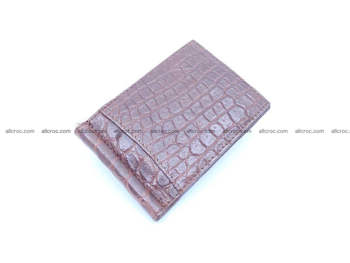 Crocodile leather momey clip 1087 Foto 0