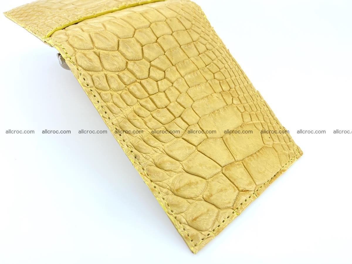 Crocodile leather money clip 936 Foto 2