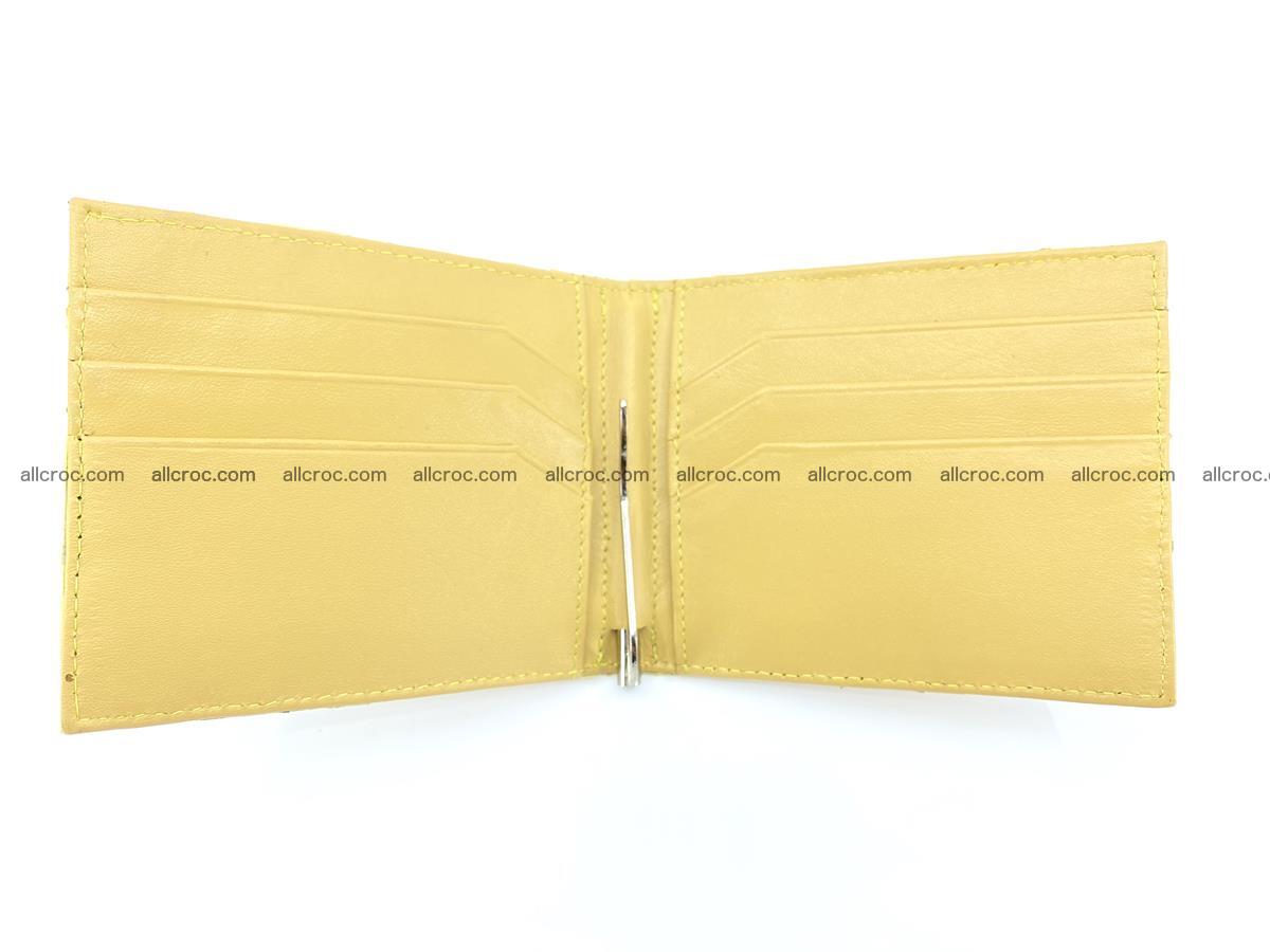 Crocodile leather money clip 936 Foto 3
