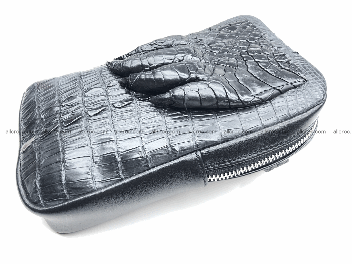 Crocodile leather shoulder bag 561 Foto 3