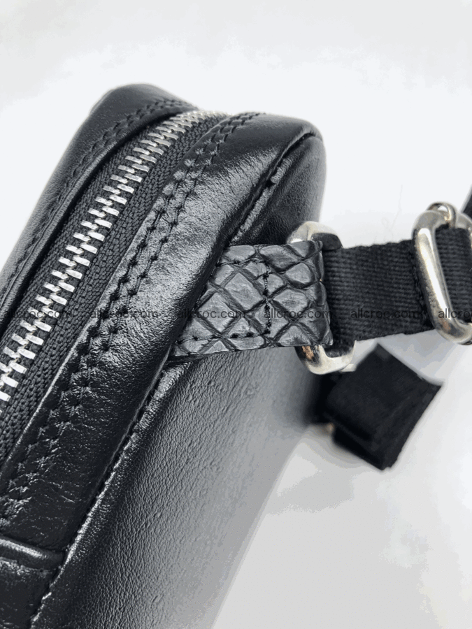 Crocodile leather shoulder bag 561 Foto 7