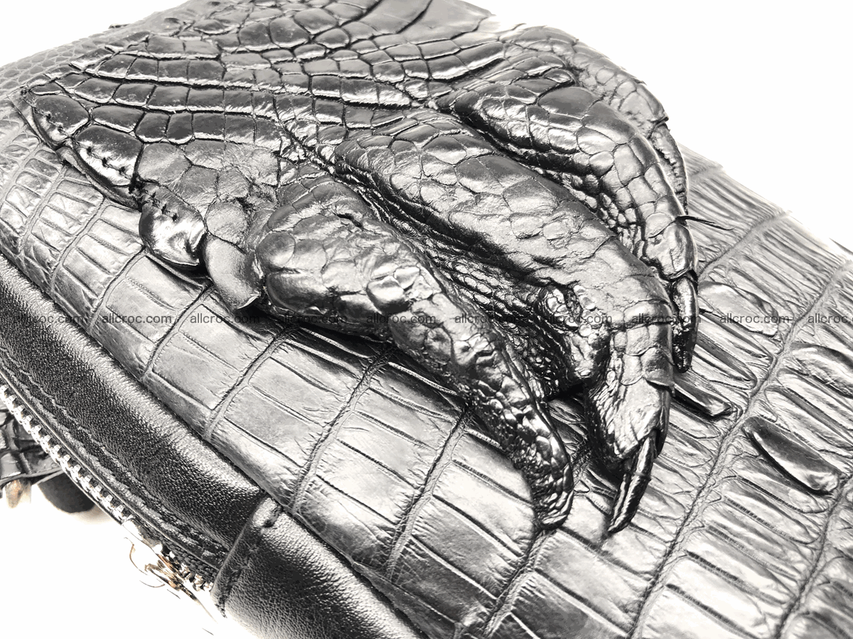Crocodile leather shoulder bag 561 Foto 2