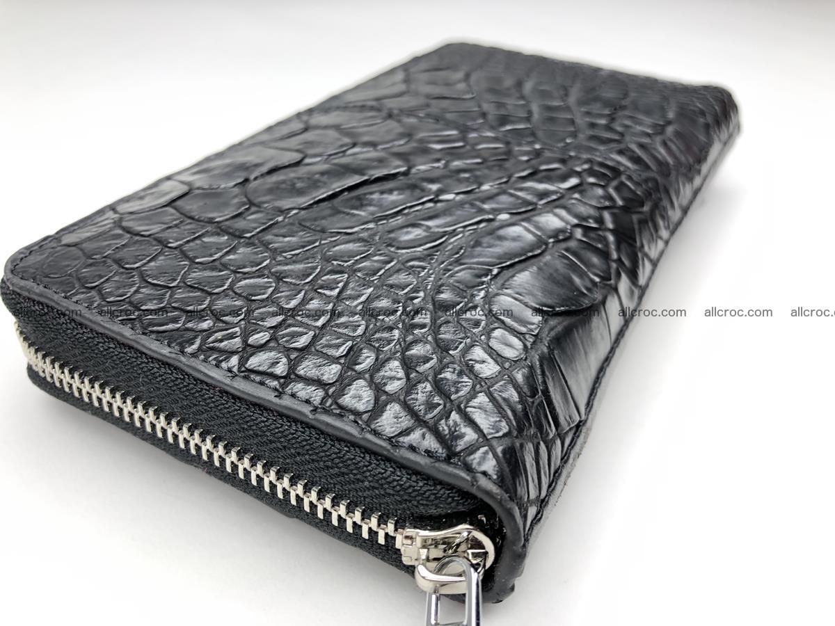 Crocodile leather wallet 1 zip 532 Foto 4
