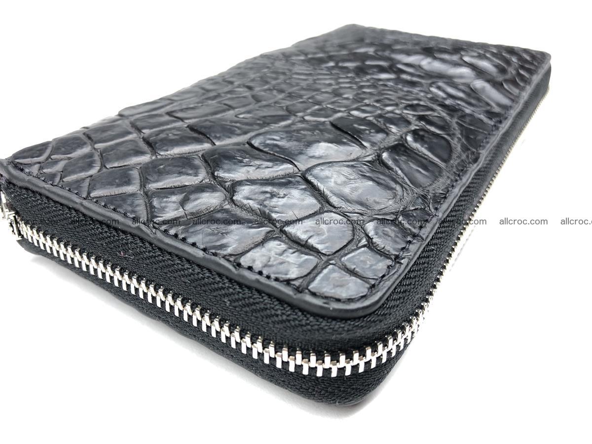 Crocodile leather wallet 1 zip 532 Foto 6