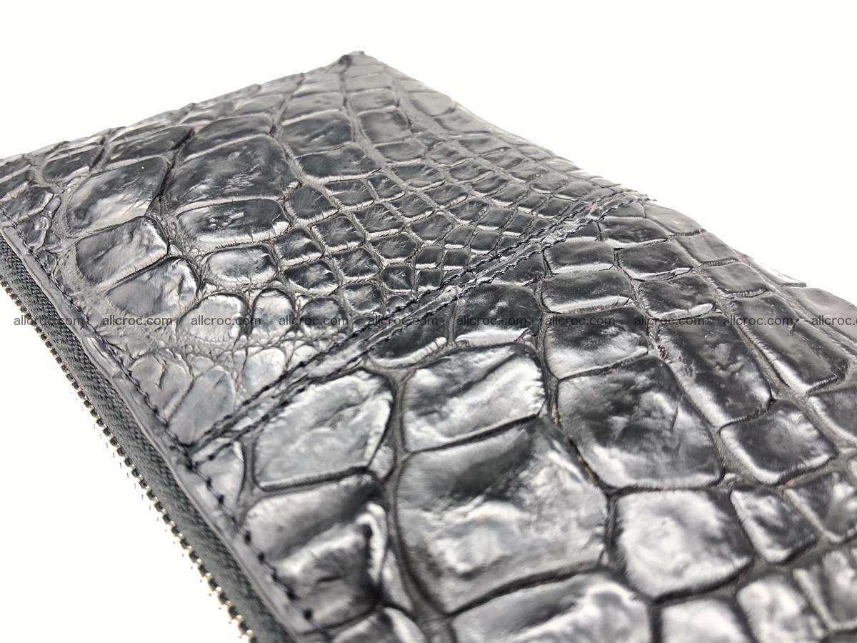 Crocodile leather wallet 1 zip 532 Foto 9