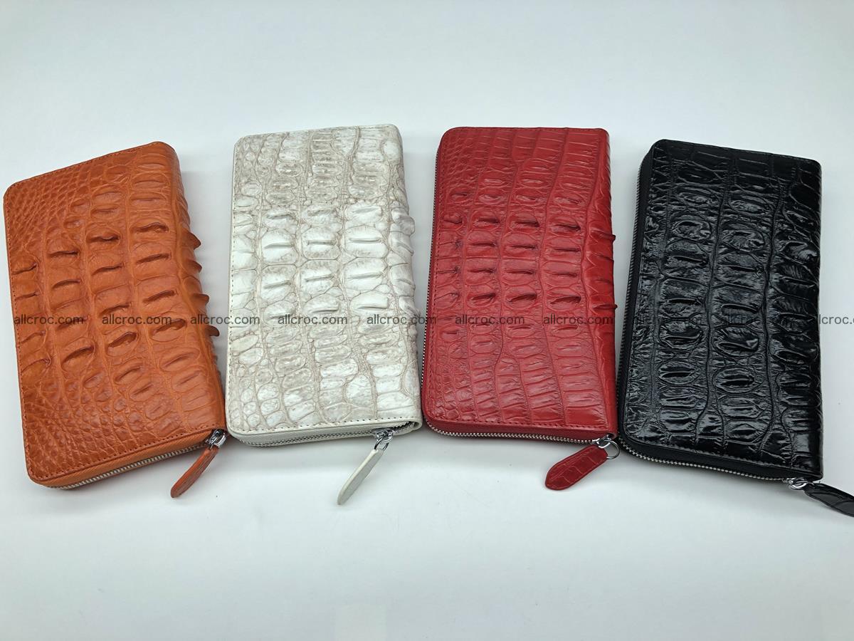 Crocodile leather wallet 1 zip 536 Foto 17