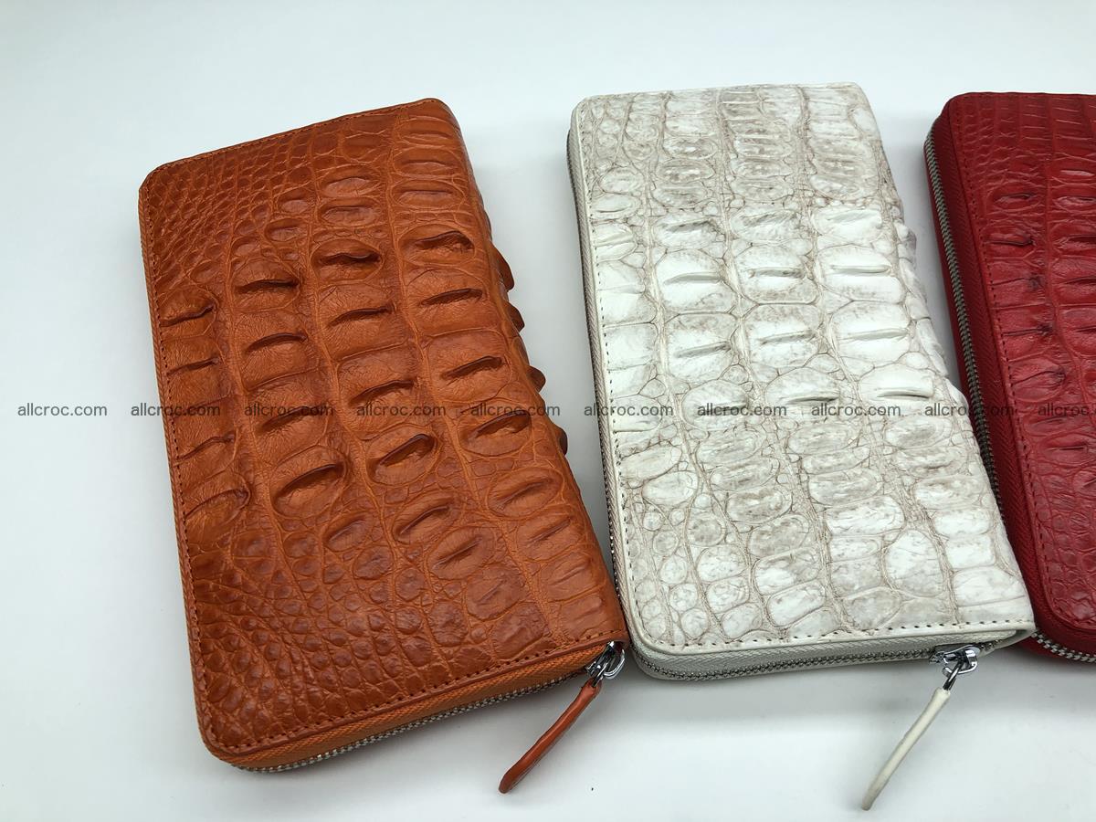 Crocodile leather wallet 1 zip 536 Foto 18