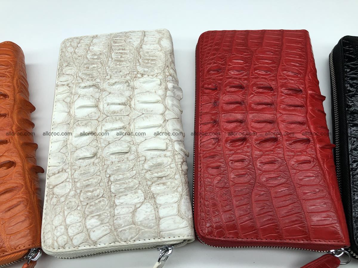 Crocodile leather wallet 1 zip 536 Foto 19
