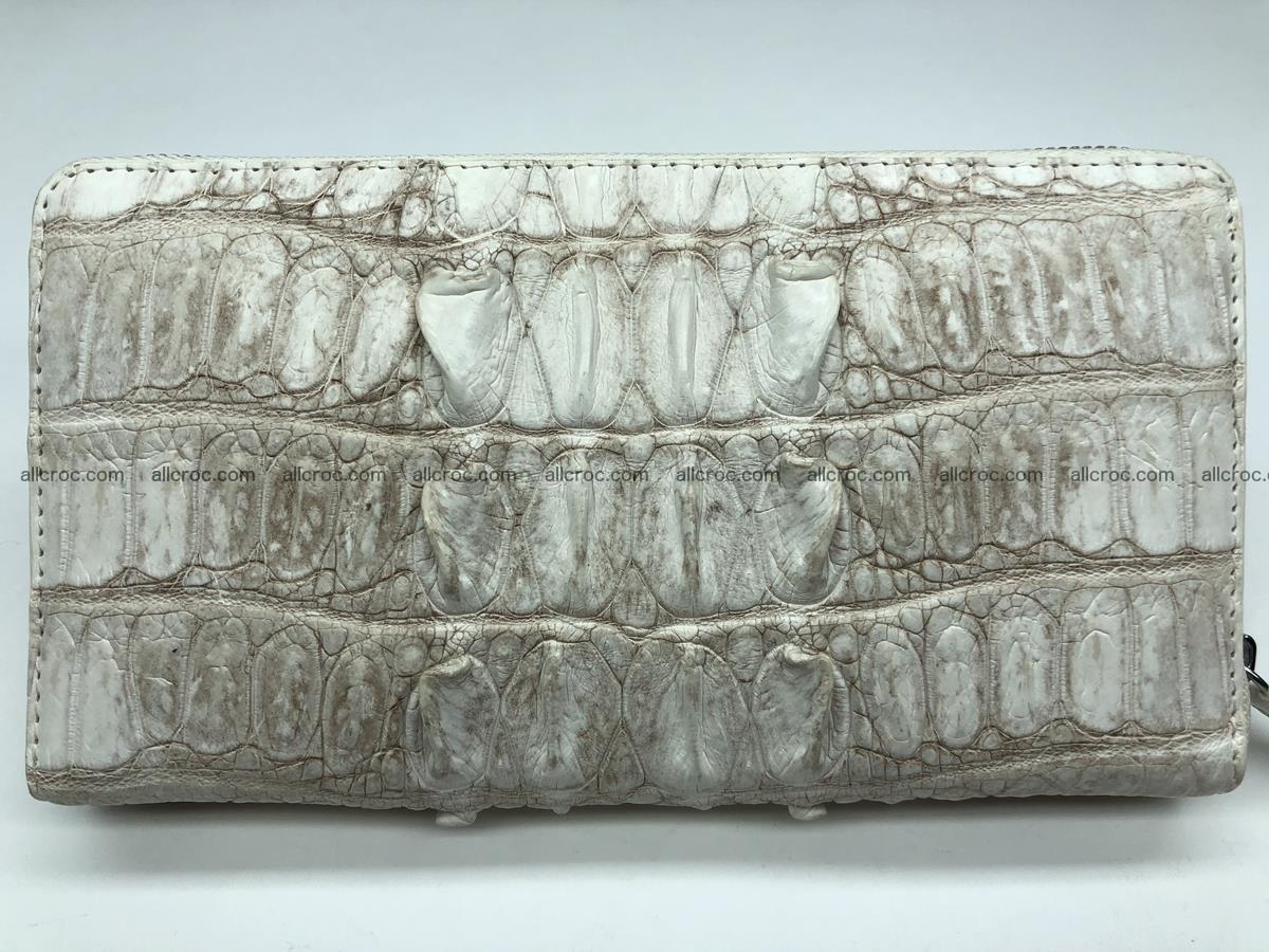 Crocodile leather wallet 1 zip 536 Foto 1
