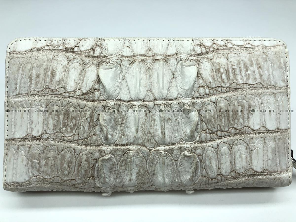Crocodile leather wallet 1 zip 536 Foto 10