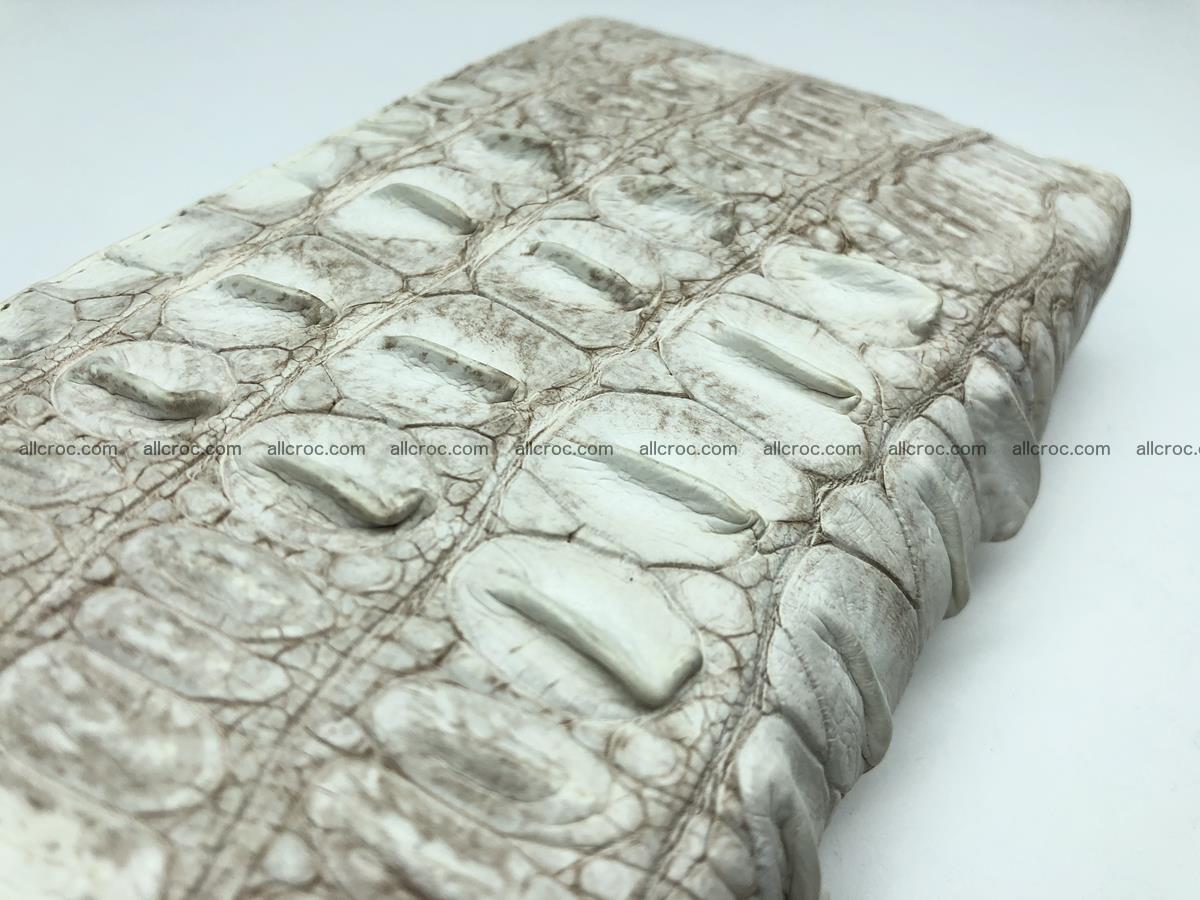 Crocodile leather wallet 1 zip 536 Foto 9