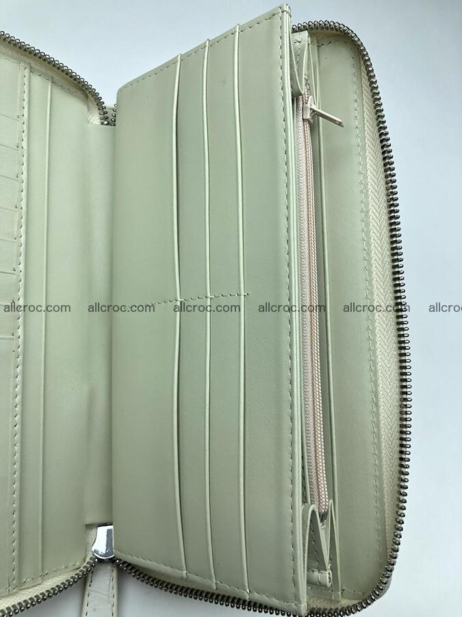 Crocodile leather wallet 1 zip 536 Foto 15