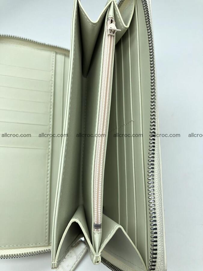 Crocodile leather wallet 1 zip 536 Foto 16