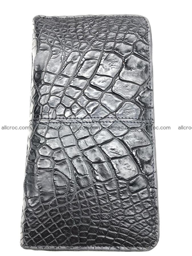Crocodile leather wallet 1 zip 532 Foto 2