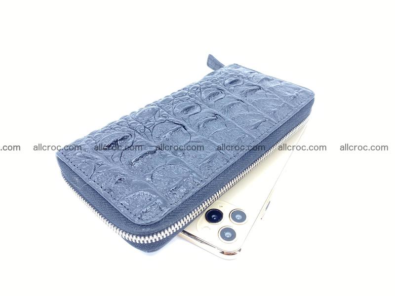 Crocodile skin zip wallet 529