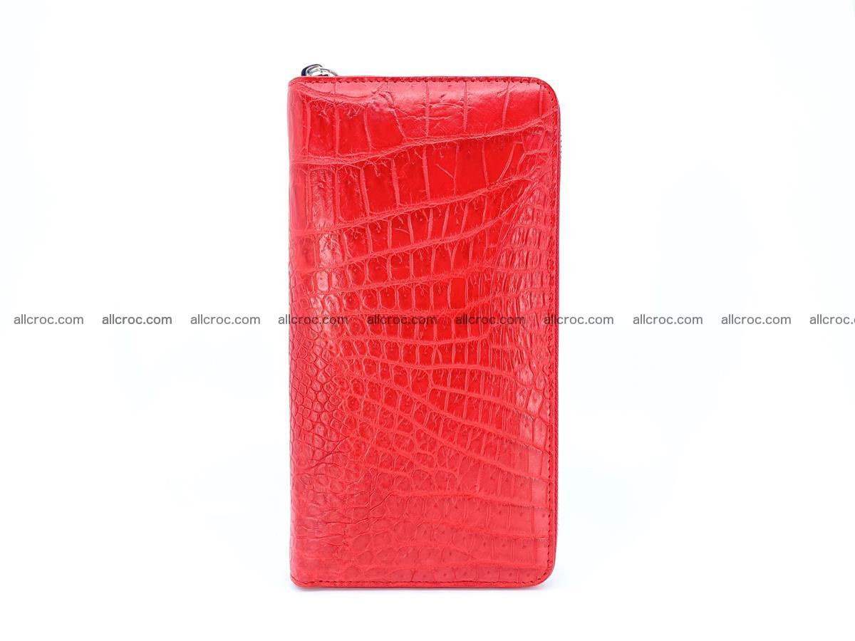 Crocodile skin zip wallet 531 Foto 4