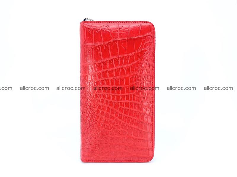 Crocodile leather wallet 1 zip 531