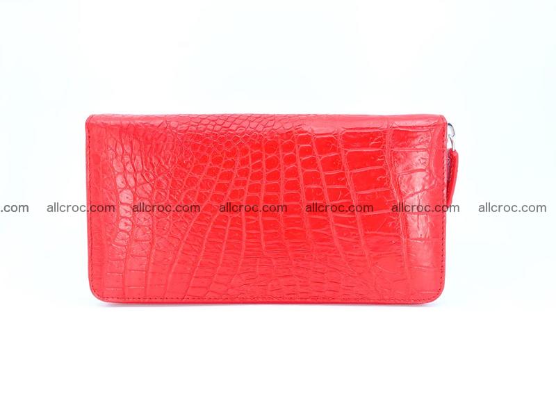 Crocodile leather wallet 1 zip 531