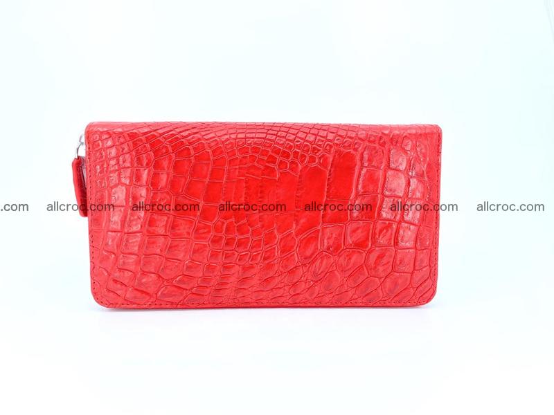 Crocodile leather wallet 1 zip 531