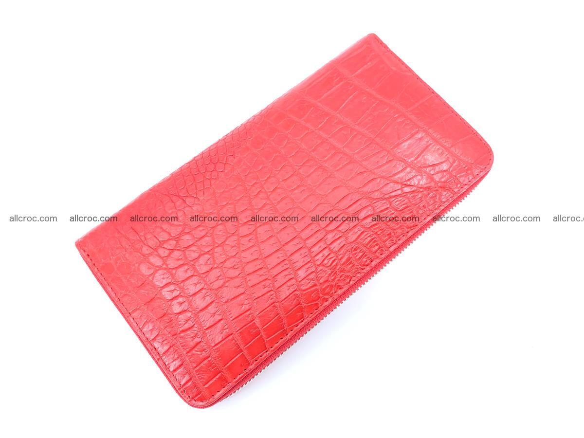 Crocodile skin zip wallet 531 Foto 6