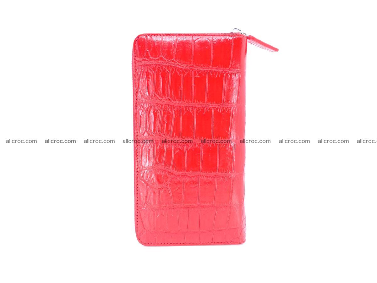 Crocodile skin zip wallet 530 Foto 5