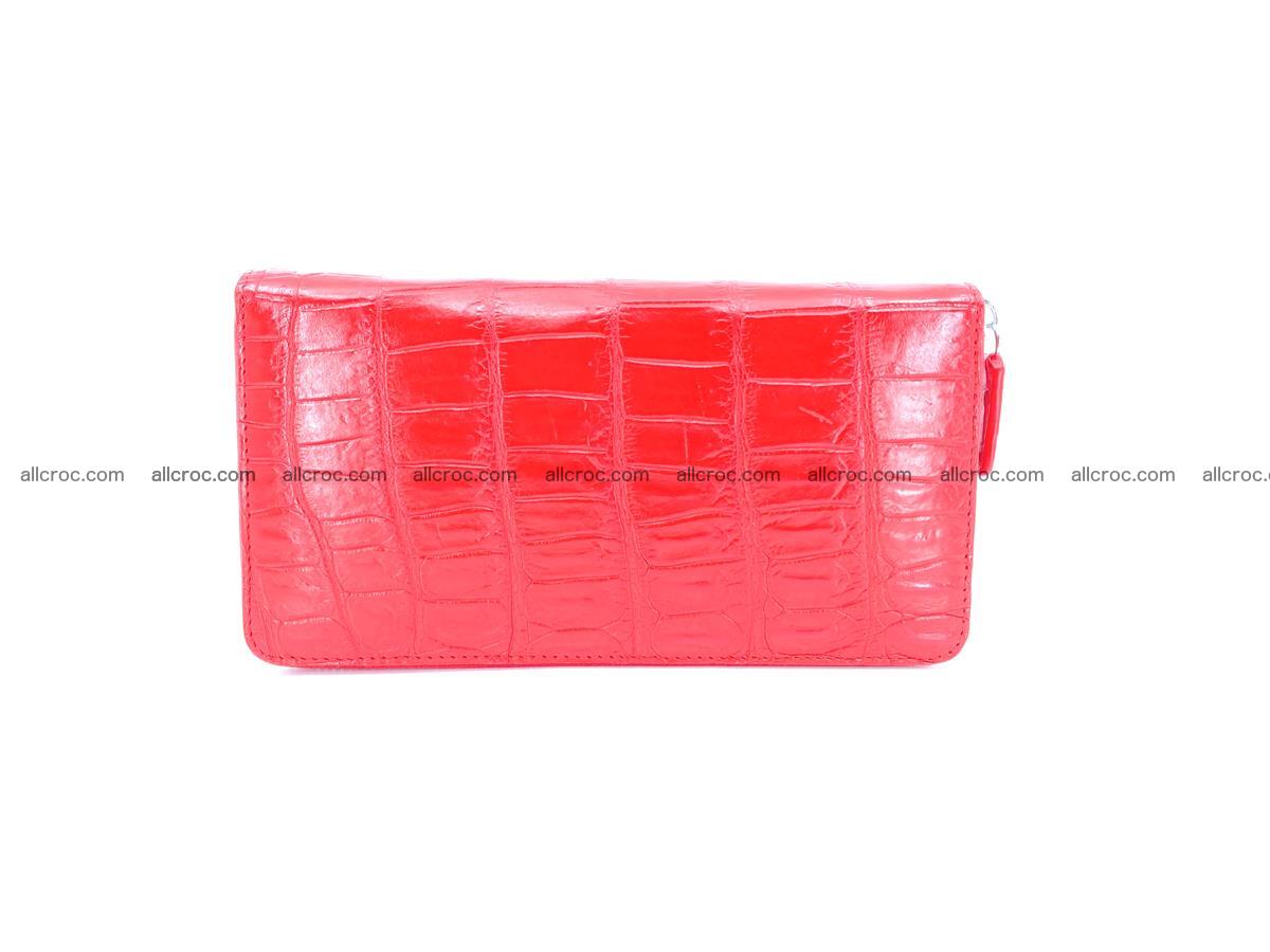 Crocodile skin zip wallet 530 Foto 3