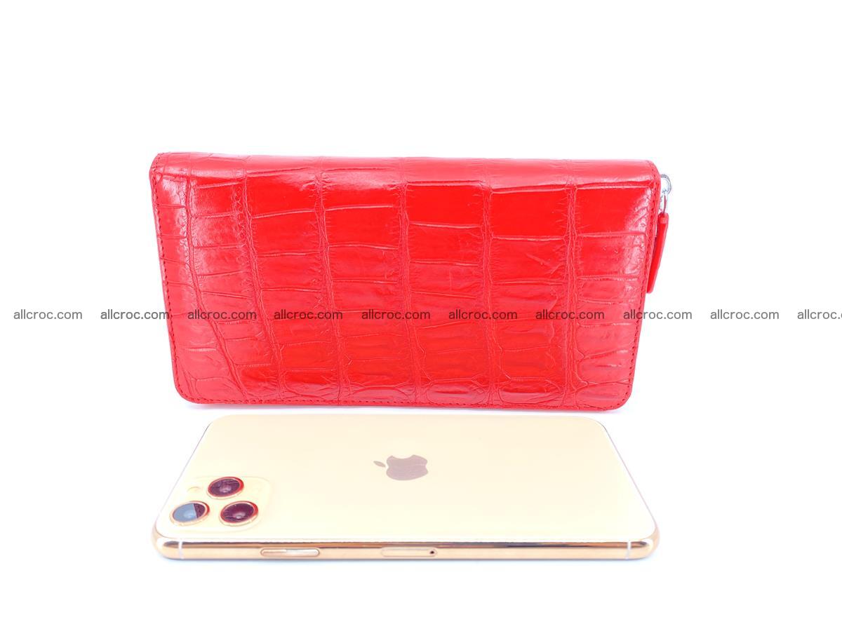 Crocodile skin zip wallet 530 Foto 9