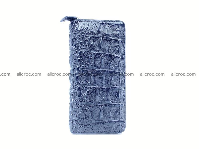 Crocodile skin zip wallet 529