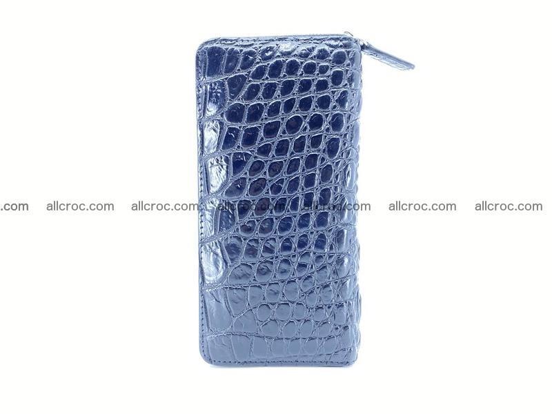 Crocodile skin zip wallet 529