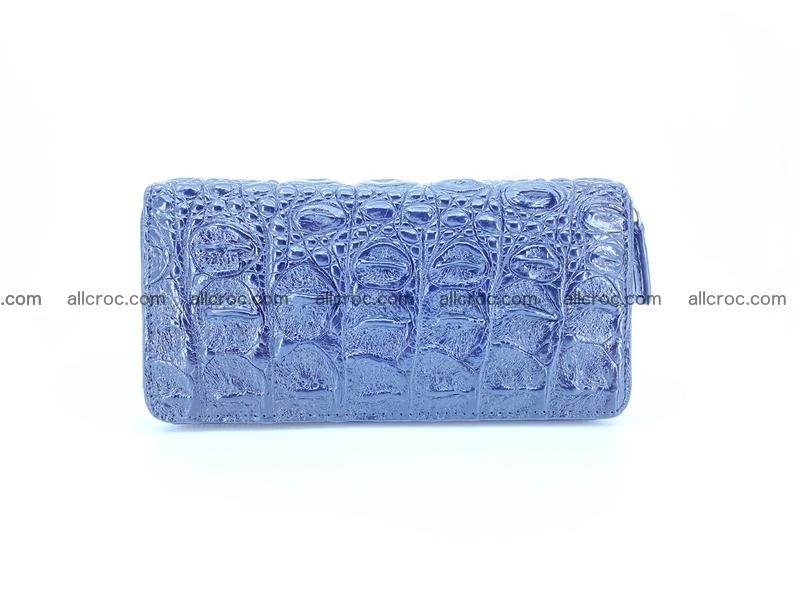 Crocodile skin zip wallet 529