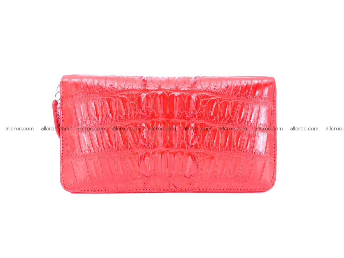 Crocodile skin zip wallet L-size 535 Foto 3
