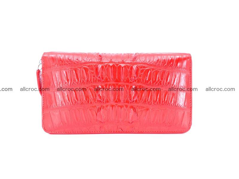 Crocodile leather wallet 1 zip 535