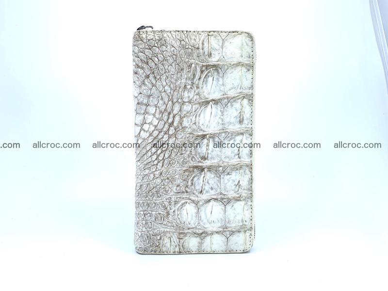 Crocodile skin zip wallet L-size 537