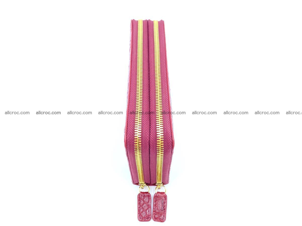 Crocodile skin wallet 2-zips 1007 Foto 12