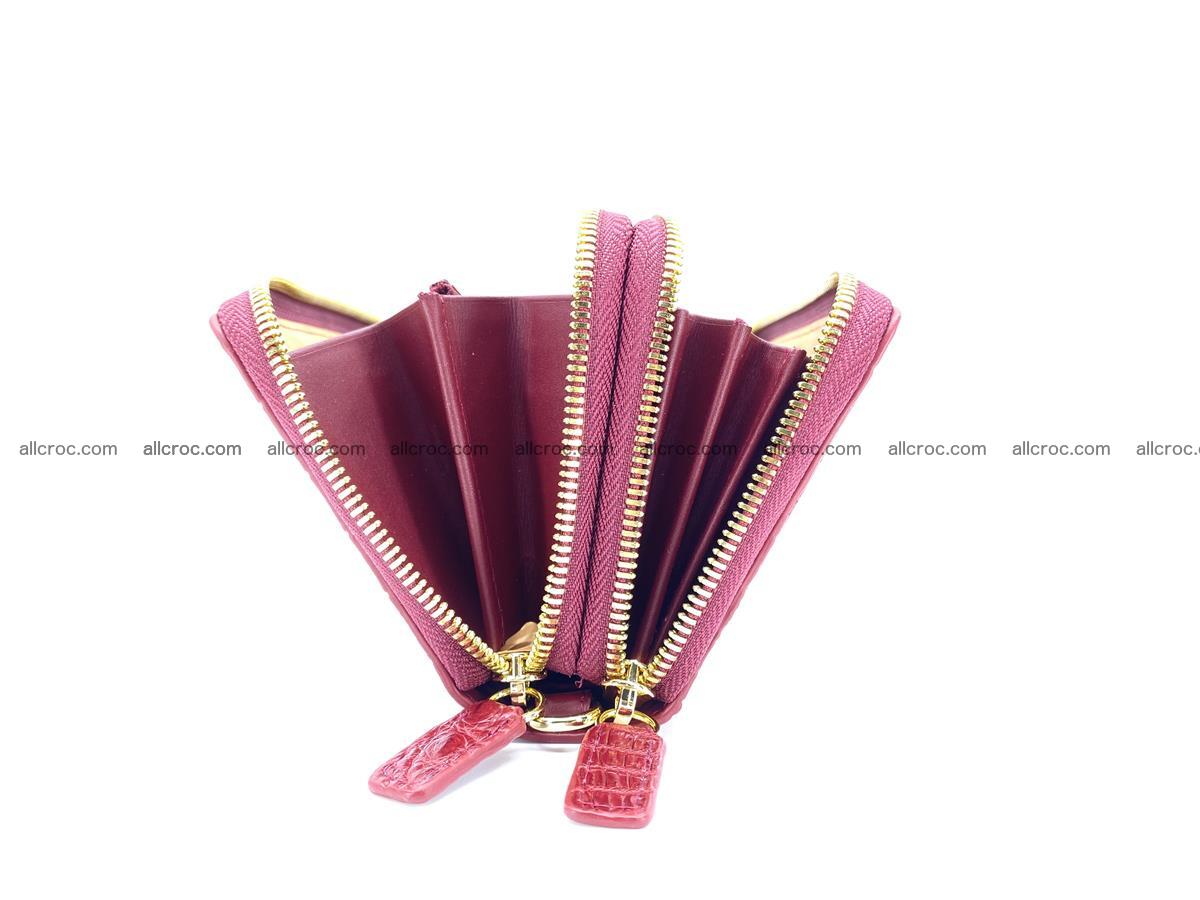 Crocodile skin wallet 2-zips 1007 Foto 13