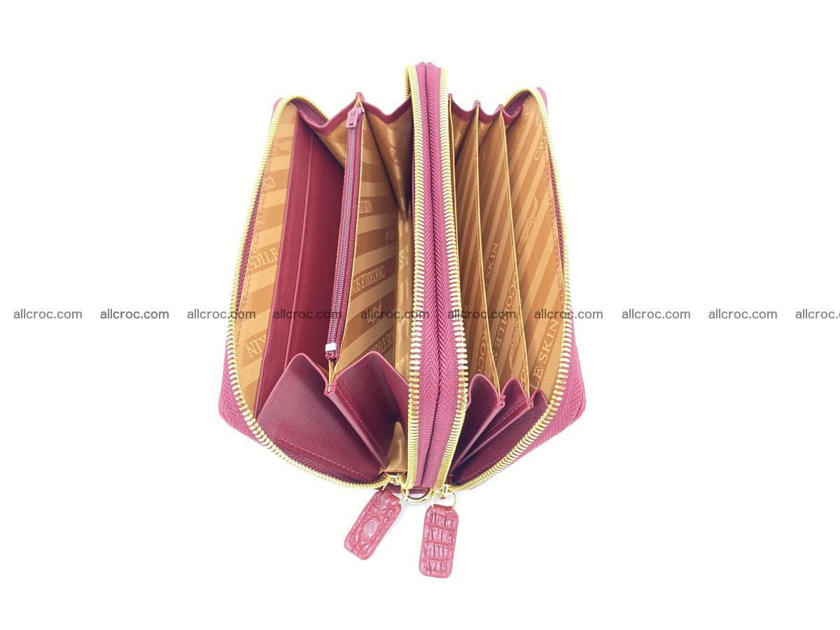 Crocodile skin wallet 2-zips 1007 Foto 14