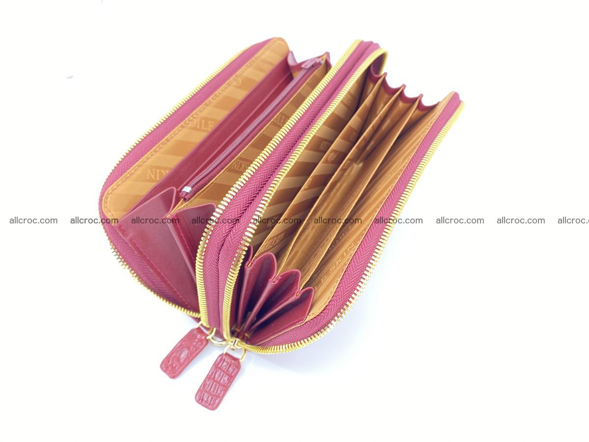 Crocodile skin wallet 2-zips 1007 Foto 17