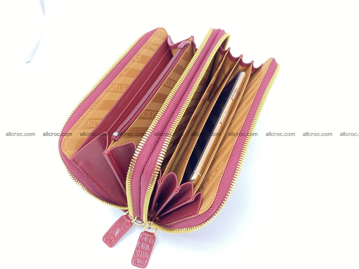 Crocodile skin wallet 2-zips 1007 Foto 18