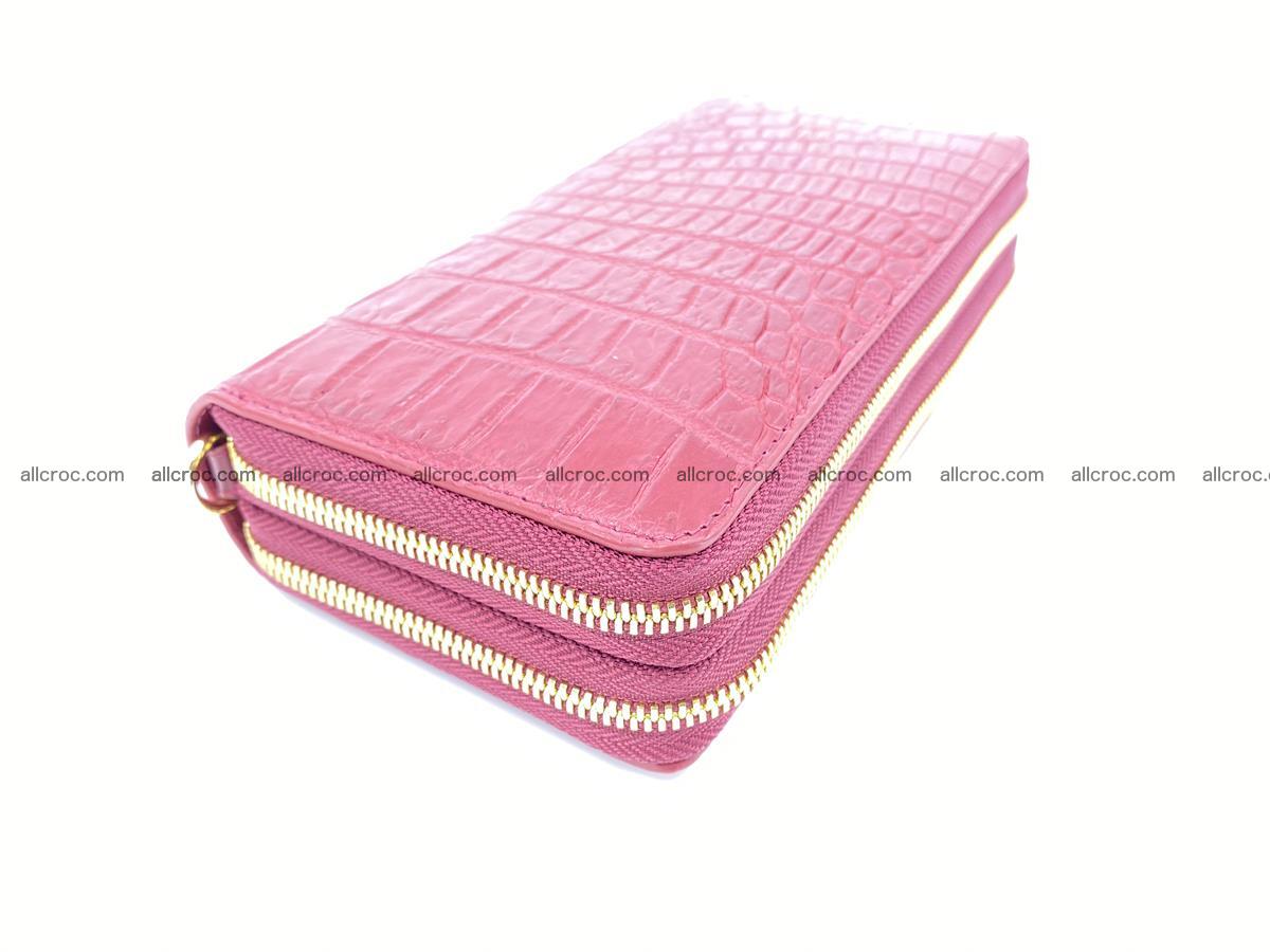 Crocodile skin wallet 2-zips 1007 Foto 2