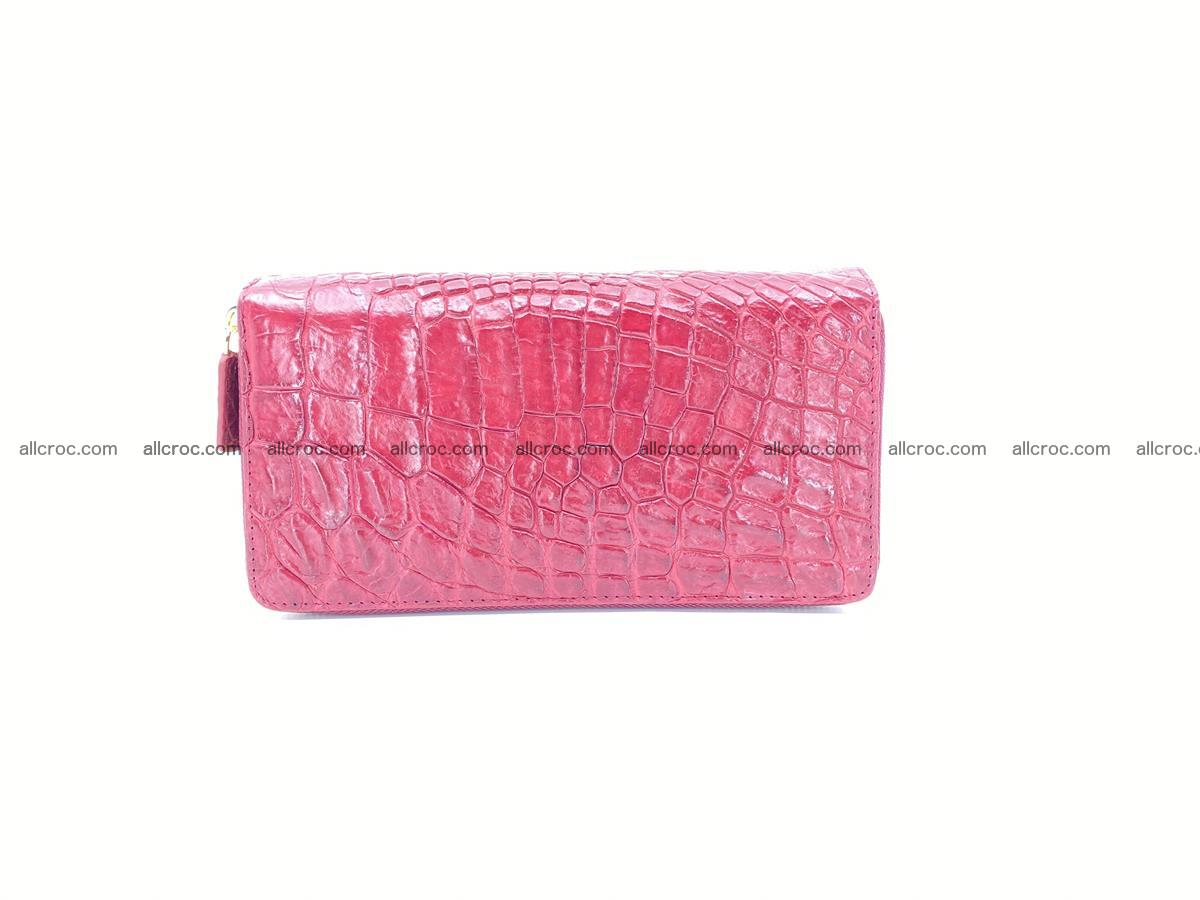 Crocodile skin wallet 2-zips 1007 Foto 4