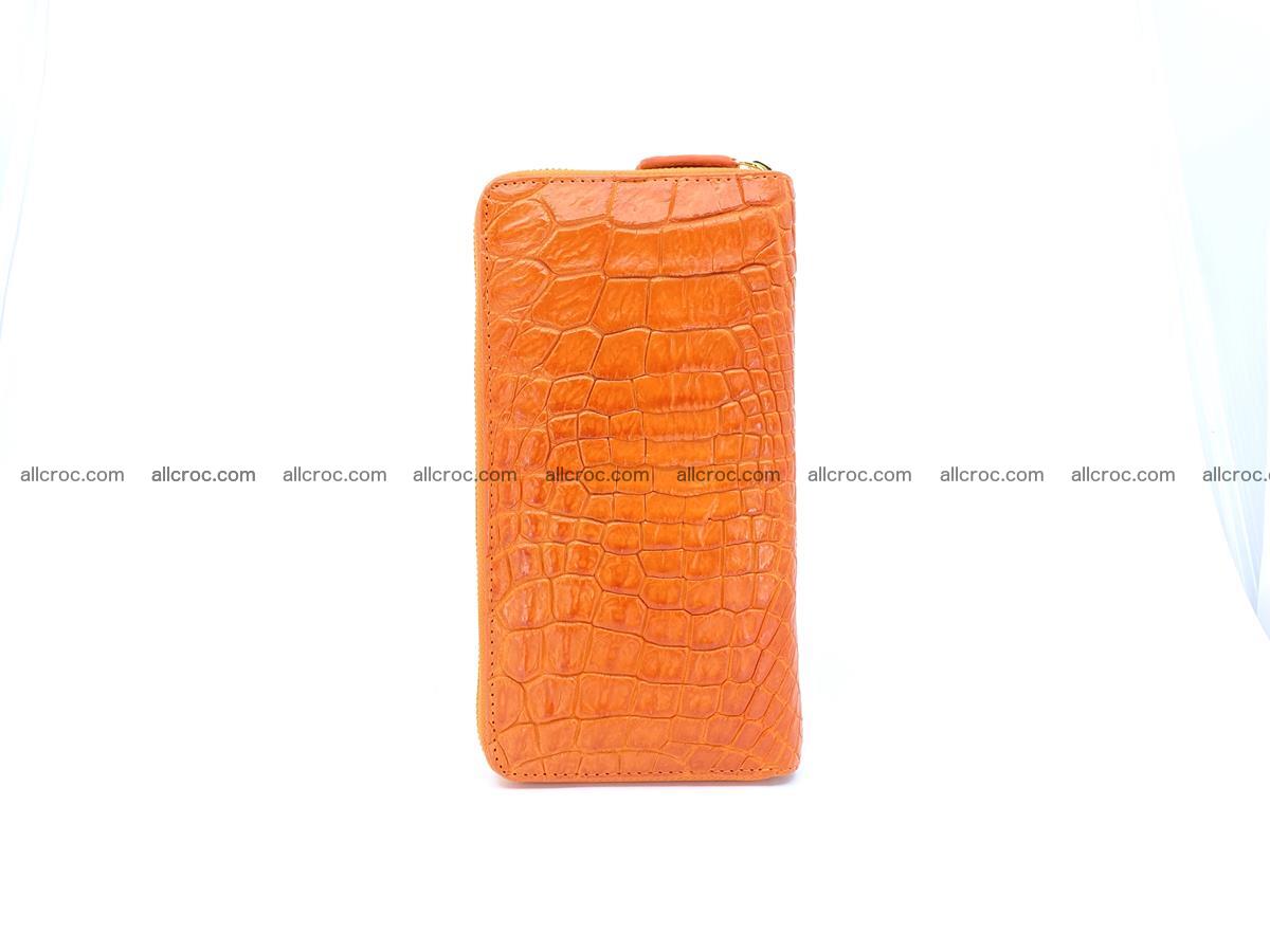 Crocodile skin wallet 2-zips 1008 Foto 6