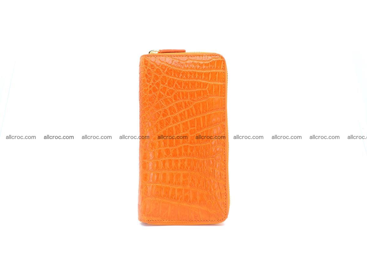 Crocodile skin wallet 2-zips 1008 Foto 7